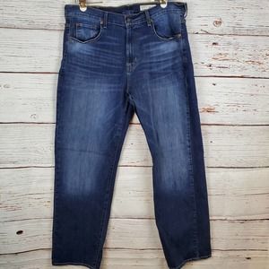 Cremieux Premium Relaxed Denim Jeans Men 36X34 Blue Stretch Pockets